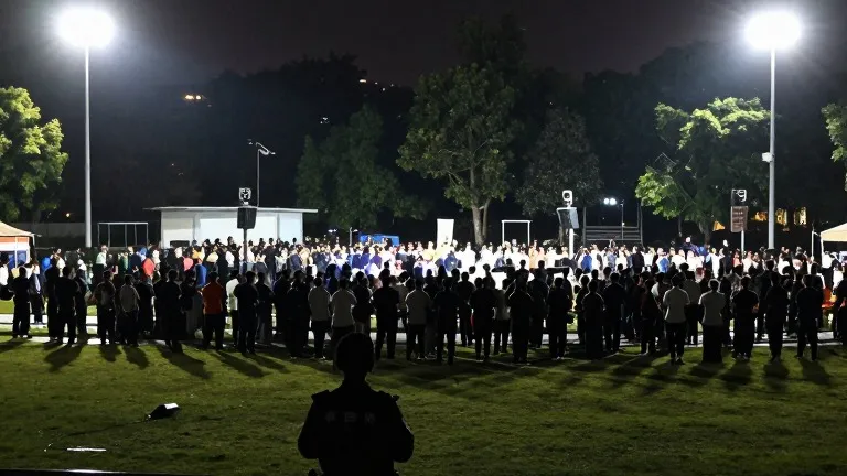 Illustration for: Bennett Rally: Suspect Detained After Confronting Security Team