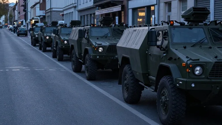 Illustration for: Italy mobilizes military in Milan and investigates journalist before new nationwide rallies