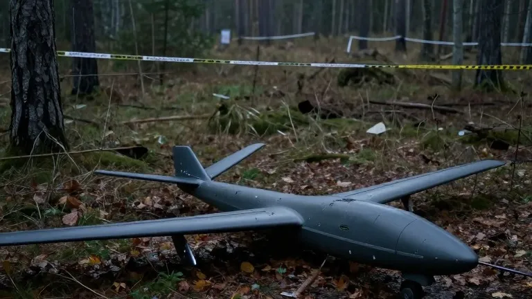 Illustration for: Latvia Recovers Drone Wreckage: Six-Day Search Gap Ends