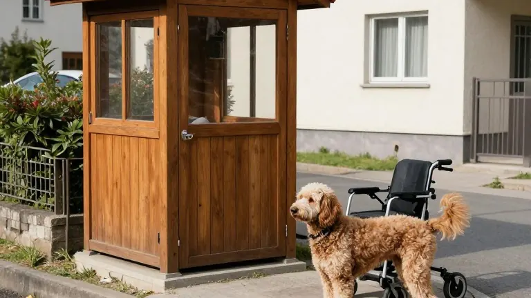 Illustration for: St. Louis veteran uses Goldendoodle to return to work