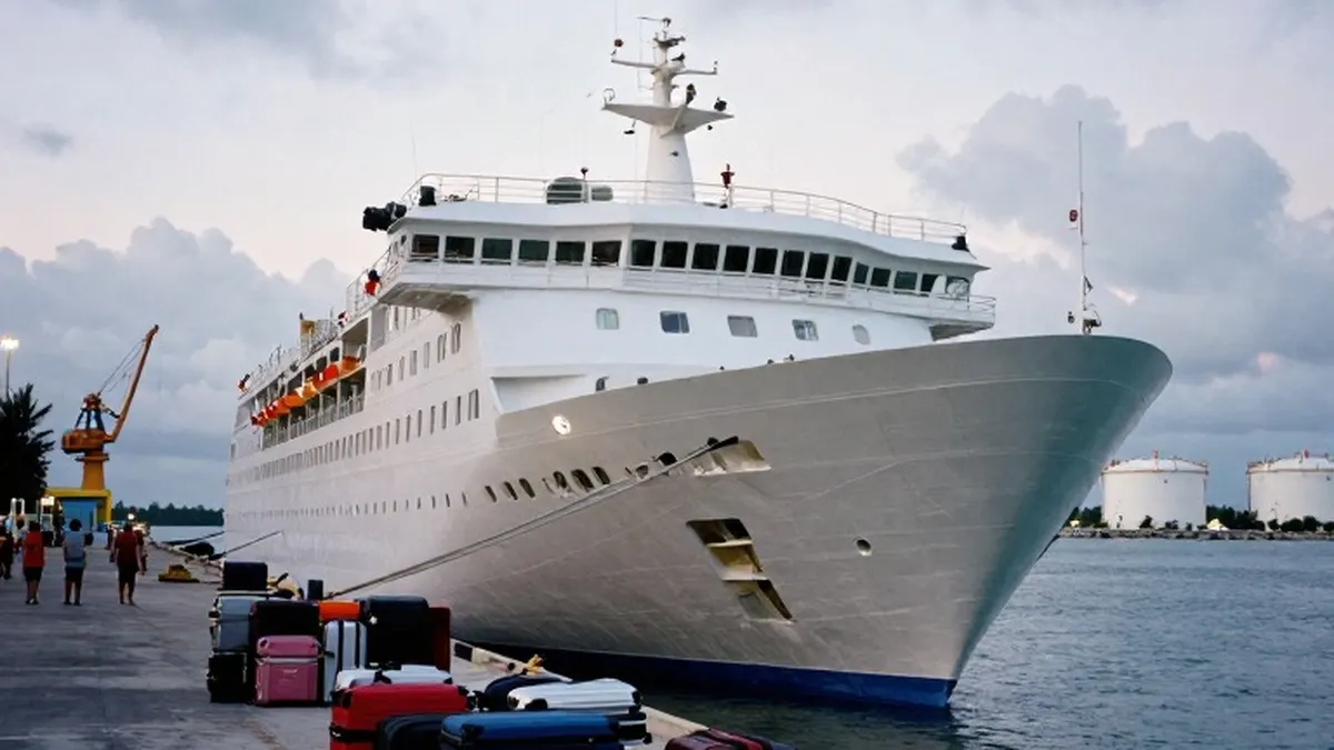 Illustration for: Soaring Fuel Costs Force US Cruise Ship to Halt World Voyage in Cambodia