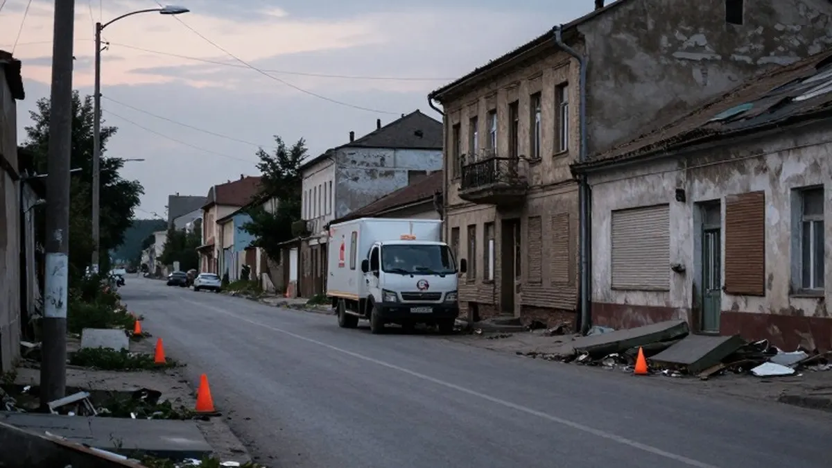 Illustration for: Local Ceasefire in Oleshky Holds as Demining Begins to Open Aid Route